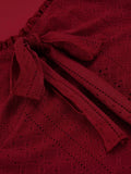  MQTIME  -  Y2k Solid Slim Bow Square Collar Sleeveless Sexy All Match Knitted Fashion Tanks
