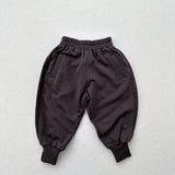 MQTIME  -  Autumn New Children Sweat Pants Cotton Boys Casual Pants Baby Harem Pants Solid Girls Loose Trousers Kids Clothes