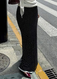 MQTIME  -  Autumn Fashion Polka Dot Slim Skirt for Women Temperament Commuting Female Elegant Sweet Skirts