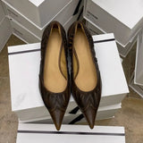 MQTIME  -  Retro Women's Shoes Exquisite Pointed Tip High Heels for Woman French Style Classic Casual Shoes Designer Shoes Zapatos De Mujer