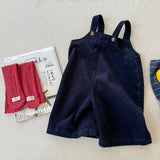 MQTIME  -  Children Jumpsuit 2025 Autumn Korean Baby Girls Overalls Wide-leg Pants 1-6 Years Boy's Suspenders Pants