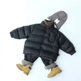 MQTIME  -  Kids Lightweight Jackets Boys Girls Winter Warm Down Coats Children's Fashion Autumn Clothing Toddler Casual Cotton Outerwear