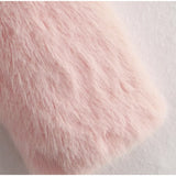 MQTIME  -  Faux Fur Short Coats Women Casual Solid Long Sleeved Fluffy Fox Fur Jacket Female Autumn Winter Fashion High Street Outwear