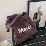 MQTIME  -  Large Capaci Canvas oulder Bag Women's Tote Handbag Eco-friendly op Bag Artistic Sle Casual Soft Bapa