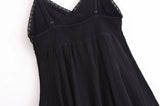  MQTIME  -  Women's Vintage Embroidery Off-Shoulder Mini Suspender Dress Summer Sexy Elegant Street Holiday Clothing