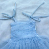 MQTIME  -  Baby Girl Princess Pearl Strap Layered Tutu Dress Child Vintage Vestido Party Wedding Pageant Birthday Baby Clothes 1-10Y