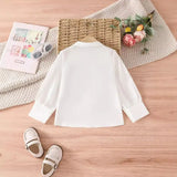 MQTIME  -  New Spring Kids Blouse Thin Style Solid Color Lace Children Shirt Girls Cute Bow Long Sleeved Shirt