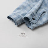 MQTIME  -  Spring New Children Long Sleeve Denim Shirts For Boys Lapel Tops Infant Girls Denim Cardigan Kids Blouse Baby Clothes