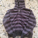 MQTIME  -  Clothes 2000s Hoodies Woman Winter Fashion Y2k Stripe Long Sleeves Sweatshirt Harajuku Blouse Hot Girl Streetwear Hoodie Zipper