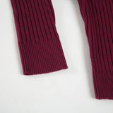 MQTIME  -  Autumn and Winter Textured Ruffle Collar Button Up Cardigan Top European and American Retro Style  Fit Cropped T-shirt for Women