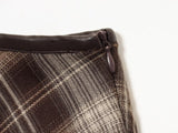 MQTIME  -  Autumn Vintage Plaid Print Long Skirts For Women Chic Zip-up High Waist Ruffles Skirts Winter Fashion Party Female Skirts
