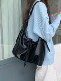 MQTIME  -  Korean Sle Large Capaci Tote Bag Women's Faionable Crossbody Bag Underarm Bag Lazy Sle Handbag for Autumn Winter