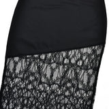  MQTIME  -  New Lace Shawl Tube Top Dress Sexy Hot Girl Slim Backless Slit Long Skirt for Women