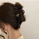 MQTIME  -  Large Rhinestone Hair Claw Clip 2025 New Elegant Updo Hair Accessories for Women Simple Classic Grab 헤어핀 성인 аксессуары для волос