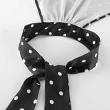 MQTIME  -  Polka Dot Sleeveless Backless Women Halter Top for Spring Summer Y2K Sexy High Street Hotgirl Slim Tops Fashion Party Vests