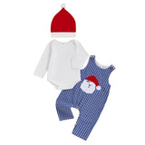 MQTIME  -  Baby Girl Winter Sets Long Sleeve Hooded Jumpsuit Reindeer Print Leggings with Matching Headband and Mittens Ensemble
