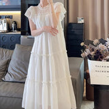 MQTIME  -  Women's Summer New French High-end Style Long Skirt Loose Slim Skirt