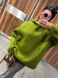  MQTIME  -  New Hooded Pockets Sweater For Women Elegant Long Sleeve Knitted Pullovers 2026 Autumn Cozy Casual Lady Jumper Street Chic Tops