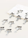 Mqtime 10pcs Star Decor Hair Clip for daily casual outing wear Hair accessories Loc Hair Jewelry for Braids