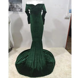  MQTIME  -  Shoulderless Maternity Dresses For Photo Shoot Sexy Long Pregnancy Dress Maxi Gown  Pregnant Women Photography Props