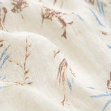 MQTIME  -  Vintage 100% Linen Flower Print Girls Dress With Pockets Summer New Baby Girl Sleeveless Casual Loose Spaghetti Strap Dresses