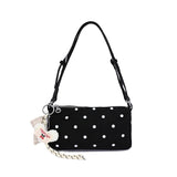 MQTIME  -  Women Small Polka Dot PU Underarm Shoulder Bag Lady Retro Handbags and Purses New Trend Cute Hand Bags