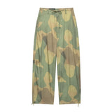 MQTIME  -  Women Camouflage Cargo Long Pants High Waist Wide Leg Drawstring Hem Baggy Trousers Autumn Casual Chic Vintage Streetwear