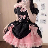 MQTIME  -  Peach Blossom Handmade Young Girls Birthday Lolita Tutu Dress Flower Party Dress Women Wedding High Quality Princess Dress
