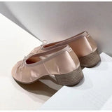 MQTIME  -  Spring Summer Luxury Satin Bowknot Split toe Women Pumps Ballet Style Fashion Pleated Tabi Low Heeled Casual Loafers Lazy shoes