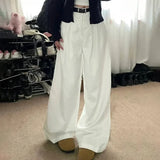 MQTIME  -  Casual Outing Commuting Wear High Waist Jeans Brand New Condition Cotton Fabric Daily Commuting Outfit Hot Girl Style