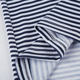 MQTIME  -  New women's clothing, simple blue striped knitted casual pants, women's loose sports beach straight-leg trousers