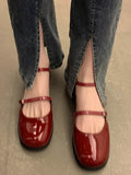 MQTIME  -  French Elegant Medium Heel Women's Shoes Non-slip Casual Fashion Sandals Ladies Summer Mary Janes Design Slim Sandals Chic
