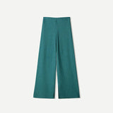 MQTIME  -  Sexy Knit Halter Top Pant Sets Women Asymmetric Backless Sleeveless Crop Vests Wide Leg Pants 2025 Summer Lady Holiday Outfits