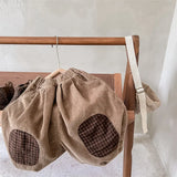 MQTIME  -  Autumn New Kids Corduroy Pants 1-6Y Trendy Boys Elastic Waist Trousers Korean Loose Children's Clothes Girls Baby Harem Pants