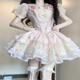 MQTIME  -  Girls Birthday Lolita Tutu Dress Trailing Princess Adult Party Dress Women Wedding High Quality Dress Photography Clothes