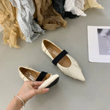 MQTIME  -  Spring Pointed Toe Flat Shoes Women Casual Loafer Soft Moccasin Fashion Soft Sole Female 2025 Ballerina Grandma Shoes Muje