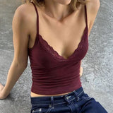  MQTIME  -  Y2K Sexy Summer Lace Small Suspender Women's Clothing