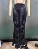 MQTIME  -  Autumn Fashion Polka Dot Slim Skirt for Women Temperament Commuting Female Elegant Sweet Skirts