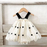 MQTIME  -  New Summer Children Clothes 1-5Yrs Kids Princess Dresses Sleeveless Cotton Lace Splicing Baby Girl Party Dress