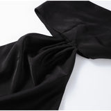 MQTIME  -  Ribbon Satin Long Party Dress Women Elegant Solid Sleeveless Female Backless Dresses 2025 Spring Summer Lady Evening Club Gowns