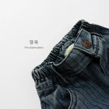 MQTIME  -  Spring New Children Striped Jeans Fashion Girls Casual Pants Baby Denim Trousers Kids Loose Harem Pants Infant Clothes