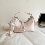 MQTIME  -  Cute Polka Dot Small Shoulder Bag Ladies Short Handle Casual Daily Underarm Purse Women Crossbody Bags Female Handbags