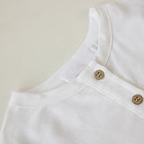  MQTIME  -  Casual Daily Cotton And Linen Children's Shirt Autumn New Retro Mori Buttons Long-Sleeved Shirts Boys And Girls Clothing
