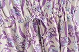 MQTIME  -  Boho Dress Summer Printing Viscose Mini Dress A-line Short-sleeved Hippie Vestidos Mujer Chic Holiday Dresses