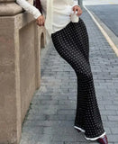 MQTIME  -  Autumn Fashion Polka Dot Slim Skirt for Women Temperament Commuting Female Elegant Sweet Skirts