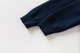 MQTIME  -  Toddler Boys Sweater New Winter Turn Down Collar Solid Color Thicken Warm Kids Boys Polo Knitwear Versatile Little Boy Pullovers
