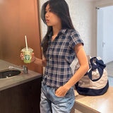  MQTIME  -  New Plaid Shirt Shirt Loose Women's Clothing
