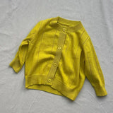  MQTIME  -  New Autumn Infant Baby Girls Knitting Cardigan Long Sleeved Solid Color Newborn Baby Girls Sweater Coat Children Clothes