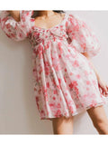 MQTIME  -  Women s Vintage Polka Dot Swing Dress Retro 1950s Rockabilly Cocktail Party Dress Short Sleeve Sweetheart Neckline Dress