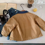 MQTIME  -  Children's Outerwear 2025 Spring and Autumn Season Male Child Labor Outerwear Children's Jackets Boys and Babies Lapel Tops